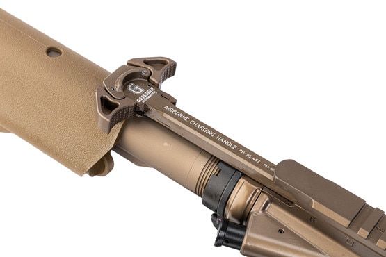 Super Duty MOD1 5.56 AR15 Rifle has a Geissele Airborne charging handle